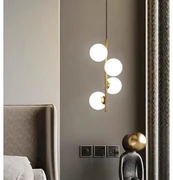 Lustra LED Pendul Elit's Imala, 4 Abajururi, bec G9 Gold