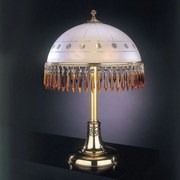 Veioza, Lampa de masa design italian, cristale topaz, 752