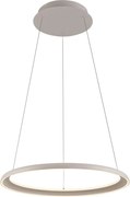 Schöner Wohnen QUILLO 15570-39-LED, lustră suspendată pe cablu, LED 36W, 230V, Ø60 cm, gri, compatibilă cu dimmer