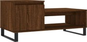 vidaXL Măsuță de cafea, stejar maro, 100x50x45 cm, lemn prelucrat