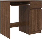 vidaXL Birou Stejar maro 86x49x76 cm Lemn prelucrat