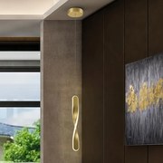 Lustra/Pendul LED design modern Twist auriu