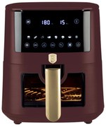 Friteuza cu aer cald, airfryer 8 L, fereastra vizibila Leonardo Collection Berlinger Haus BH 9606, cos mare