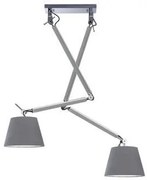 Lustra directionabila design modern ZYTA 2 S ALU gri