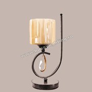 Veioza Creta cu 1 Brat, Neo Clasic, Negru patinat arama, Dublu Abajur - Bussy Lighting 3001-53-17