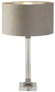Veioza/Lampa de masa design modern Scarborough, nickel, taupe