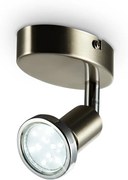 Plafoniera gri B.K.Licht LED 8.2x6.5 cm