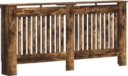 vidaXL Capac pentru radiator Stejar fumuriu 172 x 19 x 81,5 cm
