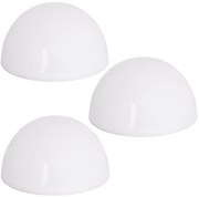 Deuba Set de 3 lămpi solare semicirculare LED