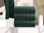 Prosop CONFORT 50 x 100 cm verde inchis, 100% bumbac