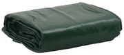 vidaXL Prelată, verde, Ø 2,8 m, 650 g/m²