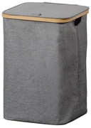 Cos pentru rufe Kesper 19599, 50l, Poliester, Manere, Gri