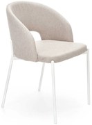 Scaun de bucaterie Selah, bej/alb