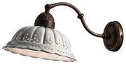 Aplica de perete rustic fabricat manual diam. 22cm Anita 061.18.OC