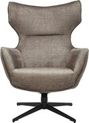 Fotoliu pivotant VOGUE catifea taupe