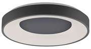 Plafoniera moderna gri inchis inclusiv LED cu dimmer 3 trepte - Steffie