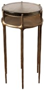Masuta laterala, din metal si sticla, Radiance