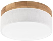 Brilagi - BELLADONNA plafonieră LED, 20W, 230V, Ø 30 cm, alb/stejar