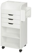 Dulap depozitare rulant cu rafturi si sertare
