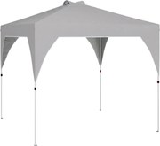 Outsunny Pavilion 3x3m Pliabil, Montaj Ușor cu Buton, UPF 50+ Protecție | Aosom Romania
