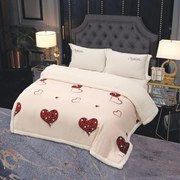 Patura pufoasa cu blanita, groasa 2.3 kg, 200x230 cm, PMB04