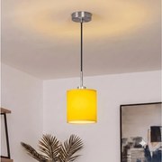 Brilagi - Lustră LED suspendată pe cablu NUBILA 1xE27/60W/230V Ø 14 cm negru/galben