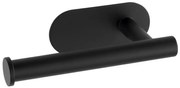 WENKO 24287100 - Suport pentru hârtie igienică TURBO-LOC OREA BLACK, inox/negru, 16 x 7 cm