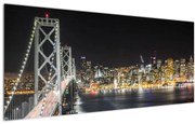 Tablou cu podul Brooklin și New York (120x50 cm)