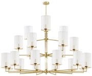 Lustra 21 brate moderna realizata manual Artu Ryfel