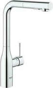 Baterie bucatarie cu dus extractabil Grohe Essence inalta crom lucios