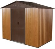 Casă de scule metalice Helsinki 1,9 x 1,3 m Magazin Boss bronz