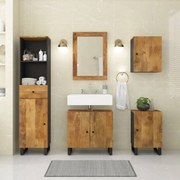 vidaXL Set mobilier de baie, 5 piese, lemn masiv de mango