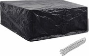 vidaXL Husă mobilier grădină, 10 ocheți, 260x260x90 cm