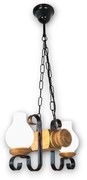 Lustră pe lanț Brilagi RUSTIC 2xE14/40W/230V fag