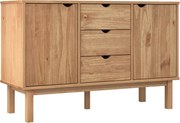 vidaXL Servantă OTTA, 113,5x43x73 cm, lemn masiv de pin