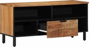 vidaXL Unități TV cu sertar Lemn Solid de Acacia 100 x 33,5 x 46 cm