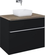 Elita Lofty dulap 90x48.7x69.5 cm sub chiuveta pe perete negru RE010900027160