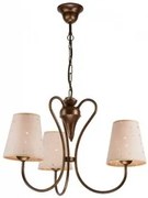 Lustra clasica 3 becuri E27 Fabrizio 25285 Lamkur