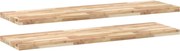 vidaXL Rafturi suspendate 2 buc. 160x40x4cm lemn masiv acacia netratat