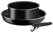 Tefal INGENIO EASY COOK & CLEAN set 3 piese, negru