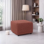 Huse super elastice RUBINIA cărămizii taburet (40 - 60 cm)