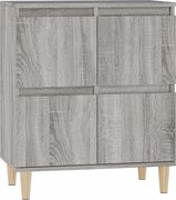 vidaXL Servantă, sonoma gri, 60x35x70 cm, lemn prelucrat