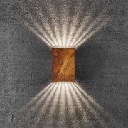 Aplica LED exterior cu iluminat up/down IP54 Fold 10 corten 2019041038 NL