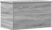 vidaXL Cutie de depozitare, gri sonoma, 60x35x35 cm, lemn prelucrat