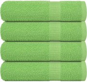vidaXL Prosoape de baie, FROGN, 4 buc., verde măr, 100x150 cm, 360 g/m²