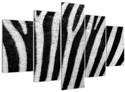 Tablou cu piele de zebră (150x105 cm)