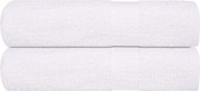 vidaXL Prosoape de mâini, FROGN, 2 buc., alb, 50x100 cm, 360 g/m²