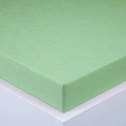 Cearşaf cu elastic frotir EXCLUSIVE verde deschis 90 x 200 cm