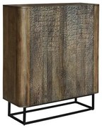 Comoda inalta cu model Krokodil 120cm maro