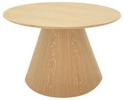 Masutea Cafea Donna MDF Stejar Sonoma, Diametru 80 Cm